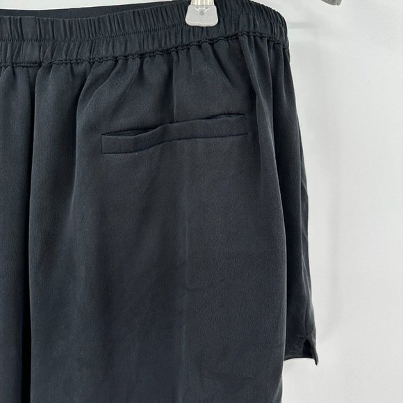 Quince Women's Black Washable Silk Pajama Shorts sz S Small NWT Sleep Stretch - Picture 4 of 4